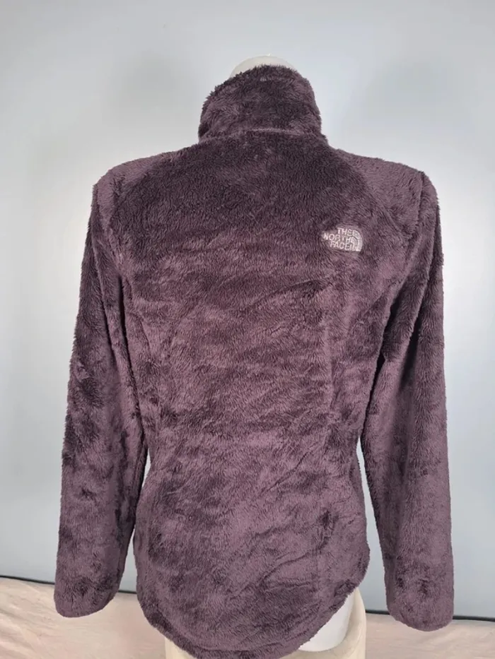 Veste polaire The North Face femme M – Mauve prune – style osito furry (615) - photo numéro 8