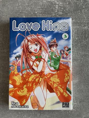 Manga Love Hina, tome 3 en français.