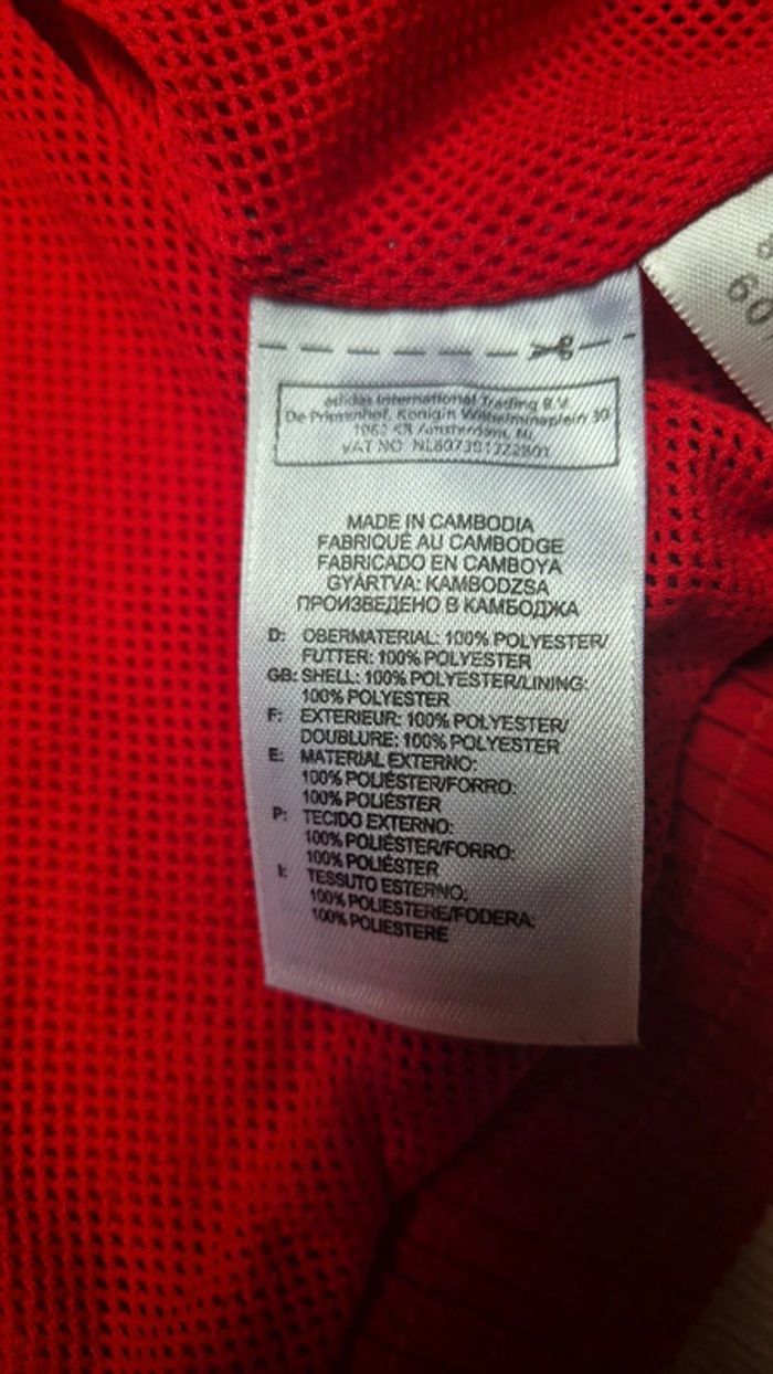 Veste Adidas zippée climat 365 rouge - photo numéro 12