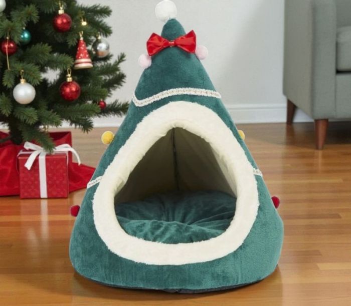 Lit  pour chat  sapin