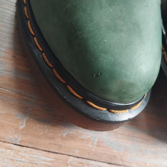 Rare Dr. Martens made in england vintage boots cuir bon état unisexe - taille UK 7.5 / EU 41.5 - photo numéro 7