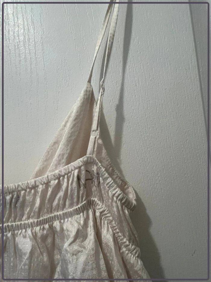 Mini robe Matix taille M blanc cassé volants - photo numéro 7