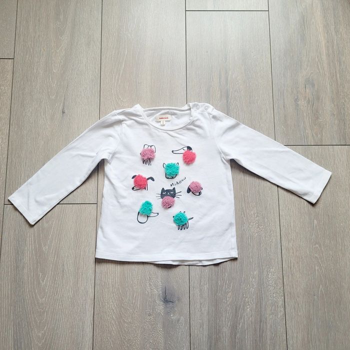 Maillot manche longue.  Fille 2 ans. Marque Catimini