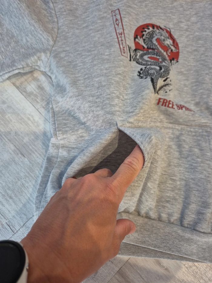 Sweat-Shirt à capuche Taille 12 ans - photo numéro 5