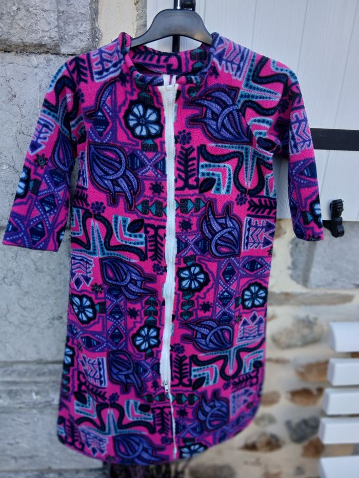 Gigoteuse polaire 90cm avec manche