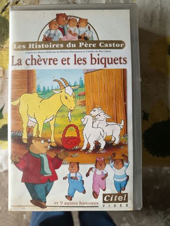 Cassette vhs la chèvre et les biquets 