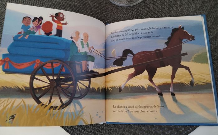 Livre "Le voyage en montgolfière" neuf - photo numéro 2