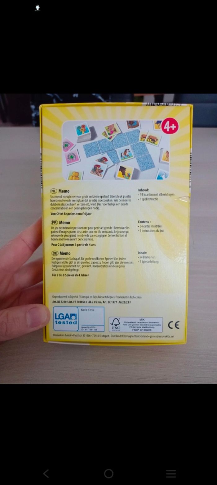 Jeu mémo - photo numéro 3