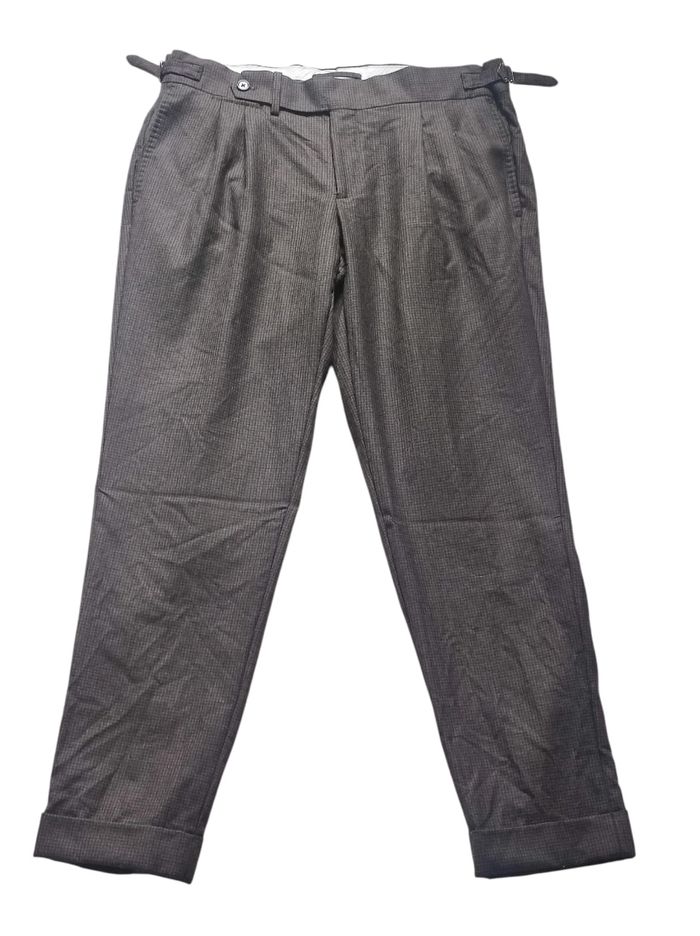 Pantalon chino laine et coton taille 48