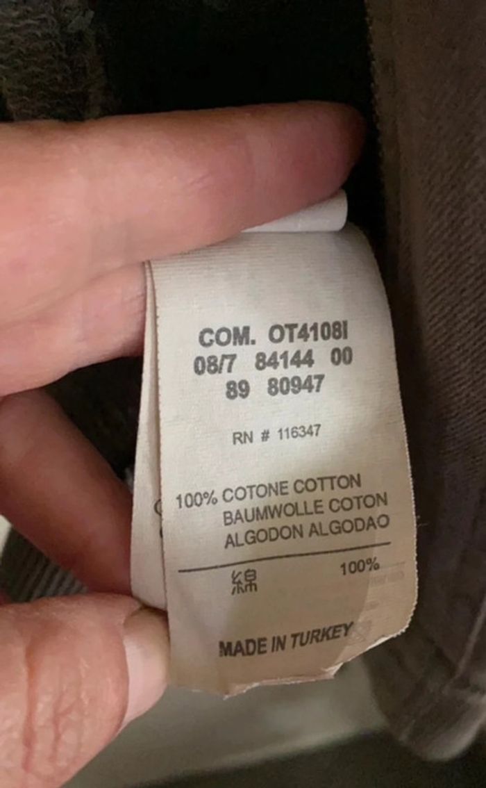 Superbe veste kaki Cerruti taille 3XL entre aisselles 64 cm - photo numéro 9