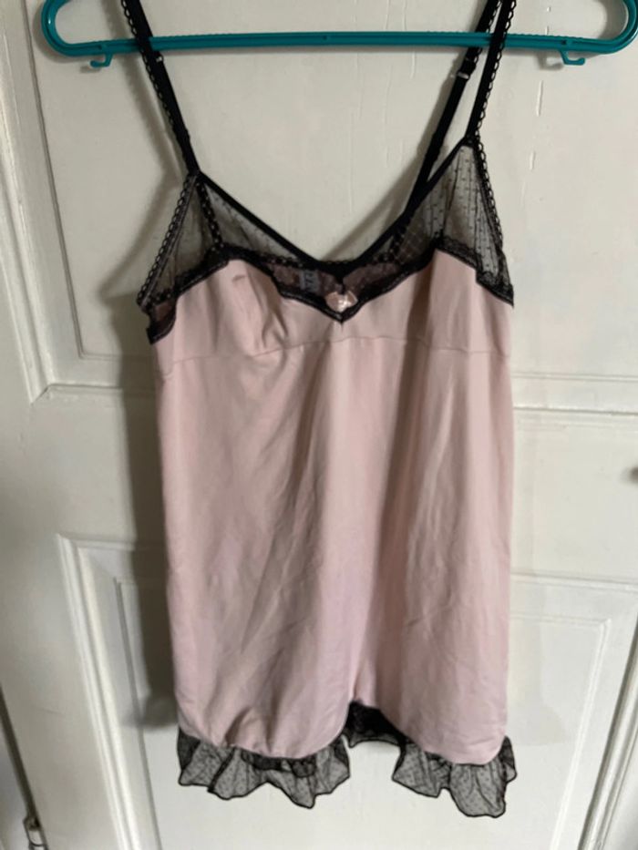 Nuisette rose poudrée 40