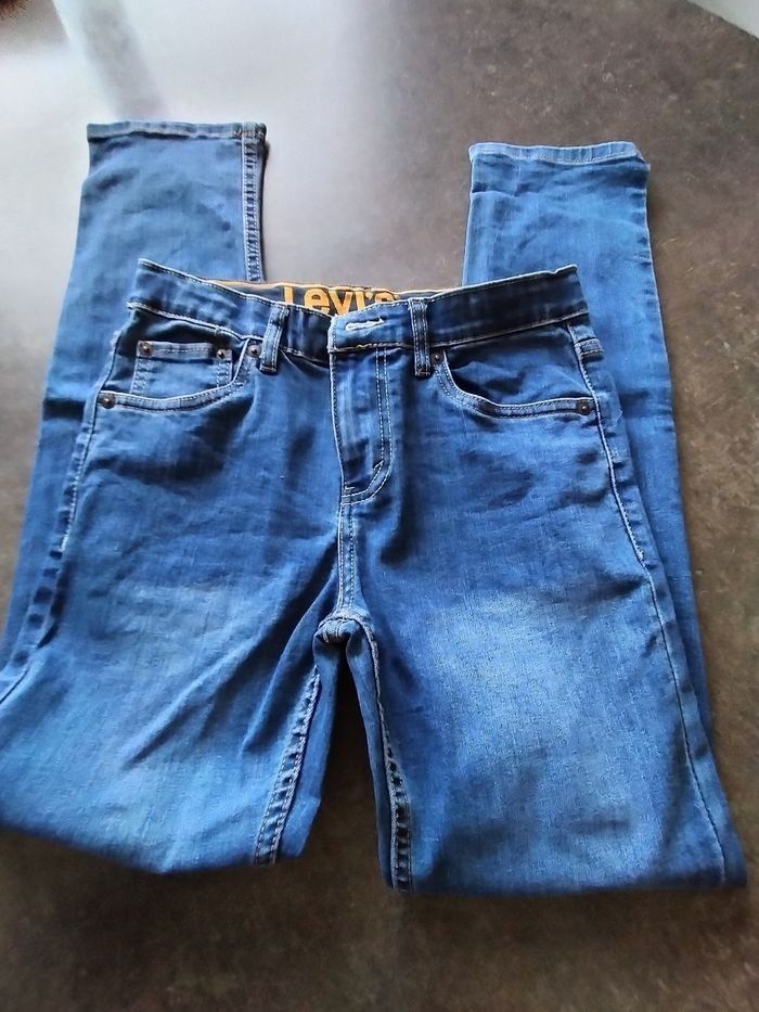 Jean slim bleu 14 ans Levi's - photo numéro 12