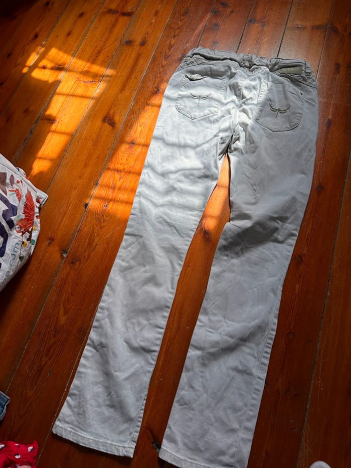Pantalon okaidi 12a gris libellule - photo numéro 4