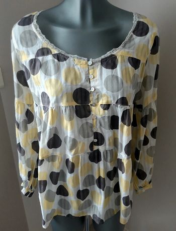 Blouse fluide à pois