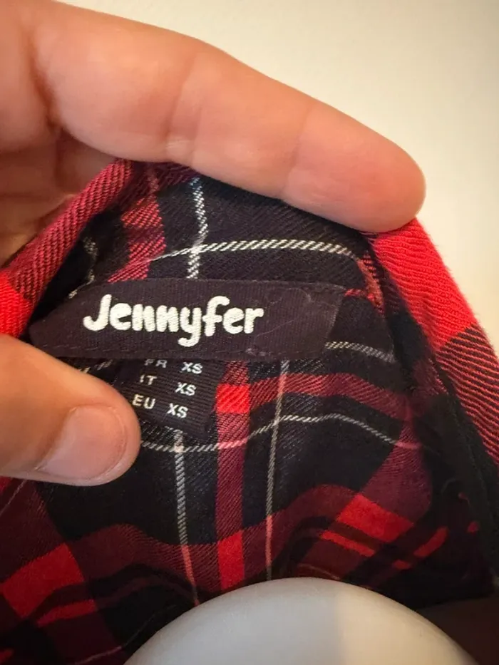 Robe chemise à carreaux en très bon état taille XS Jennyfer - photo numéro 7