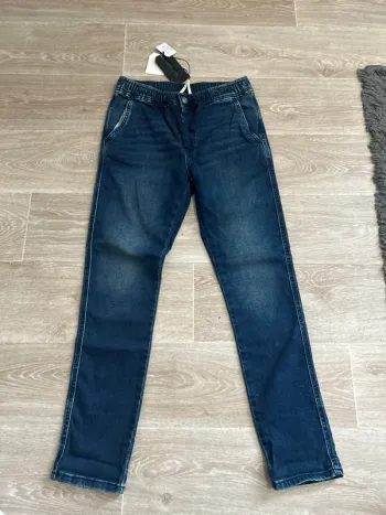 Jean jogging bleu Teddy Smith jogger 12ans
