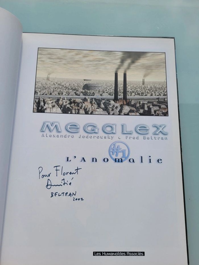 BD Megalex, Les Humanoïdes Associés, tomes 1 et 2 en EO cotées, dédicacées + ex-libris - photo numéro 6