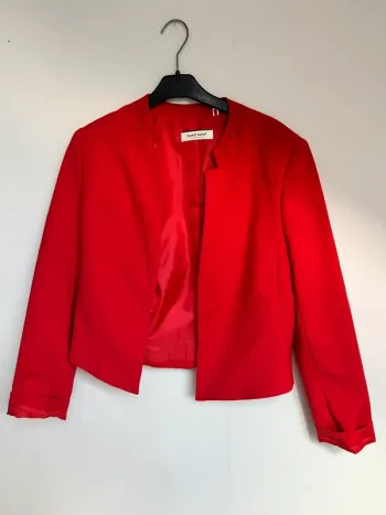 Blazer rouge femme taille 40 nafnaf