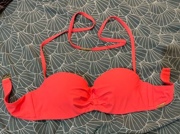Haut de maillot de bain rose Calvin Klein