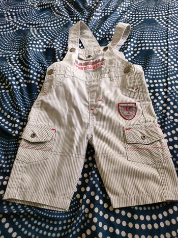 Salopette short garçon 18 mois
