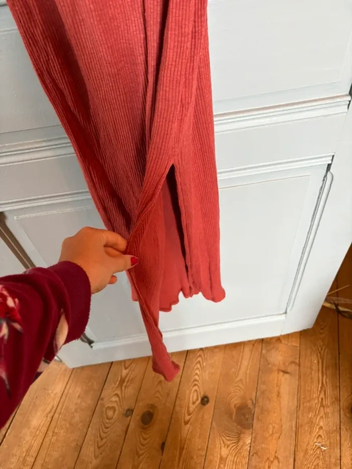 👗 Robe longue Bershka XS Terracota - photo numéro 5