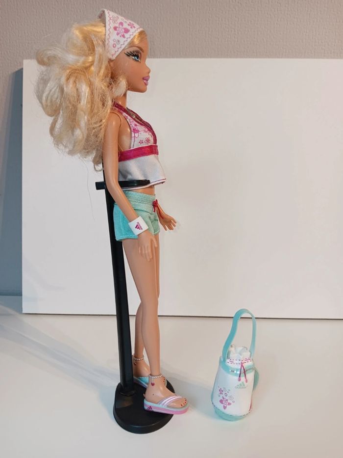 Poupée mattel barbie My Scene Kennedy Sporty Glam Adidas - photo numéro 2
