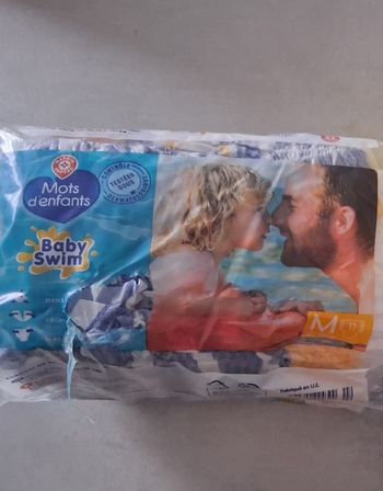 Couches piscine mot d enfants 12-18kg