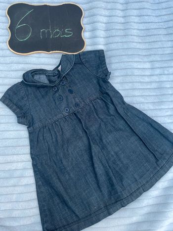 Robe effet jean 6 mois