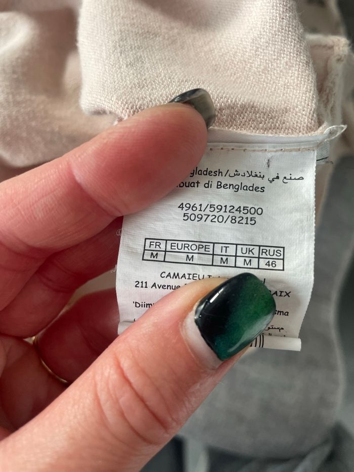 Gilet corail motif cygne M camaïeu - photo numéro 4