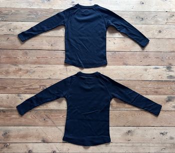 2 t-shirt thermique enfant noir 4 ans Mc Kinley