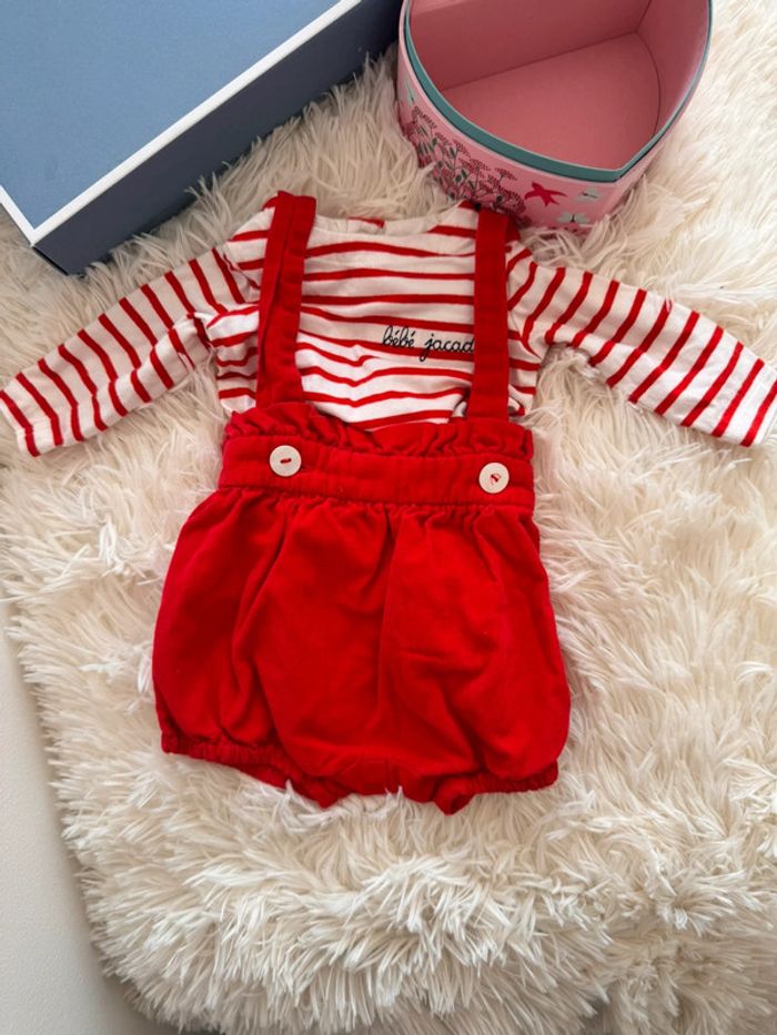 Body + barboteuse salopette Jacadi - photo numéro 3