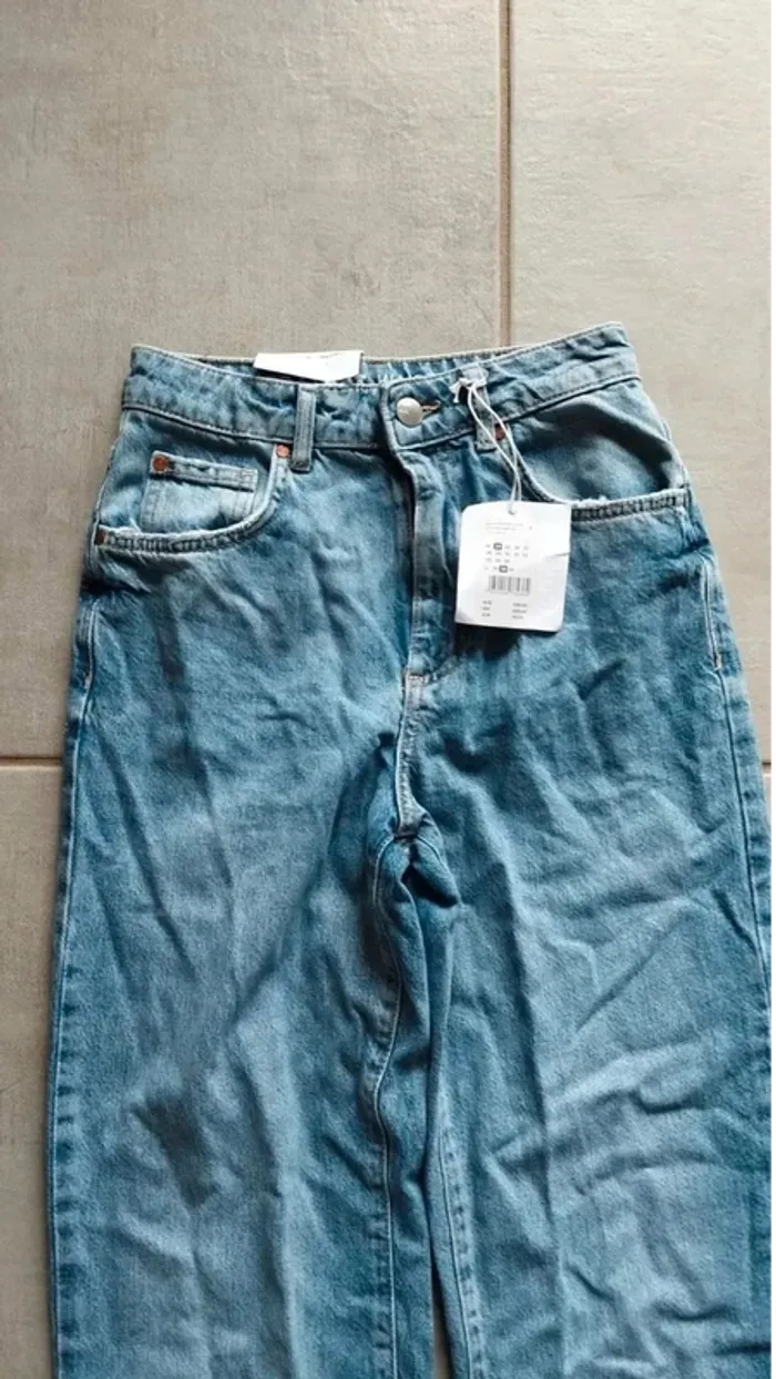 Jeans  straight taille  24/32  never  denim - photo numéro 4