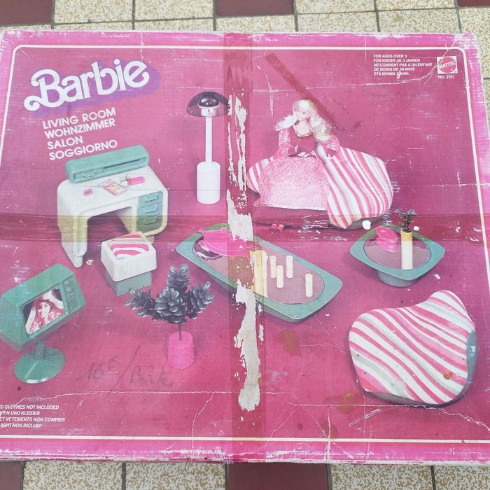Barbie salon/living room #2151 vintage - photo numéro 8