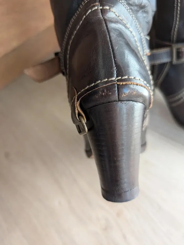 Bottes marron chocolat - photo numéro 12