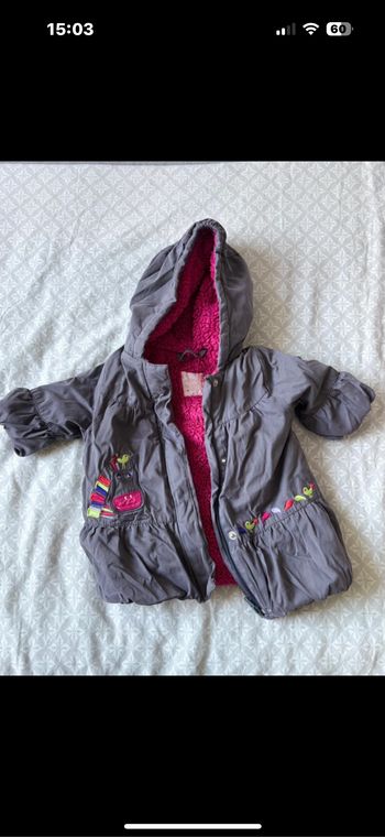 Manteau fille 3 mois