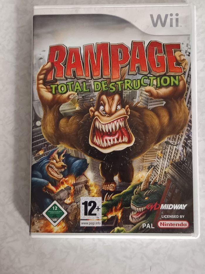 Rampage Total Destruction Nintendo Wii avec notice