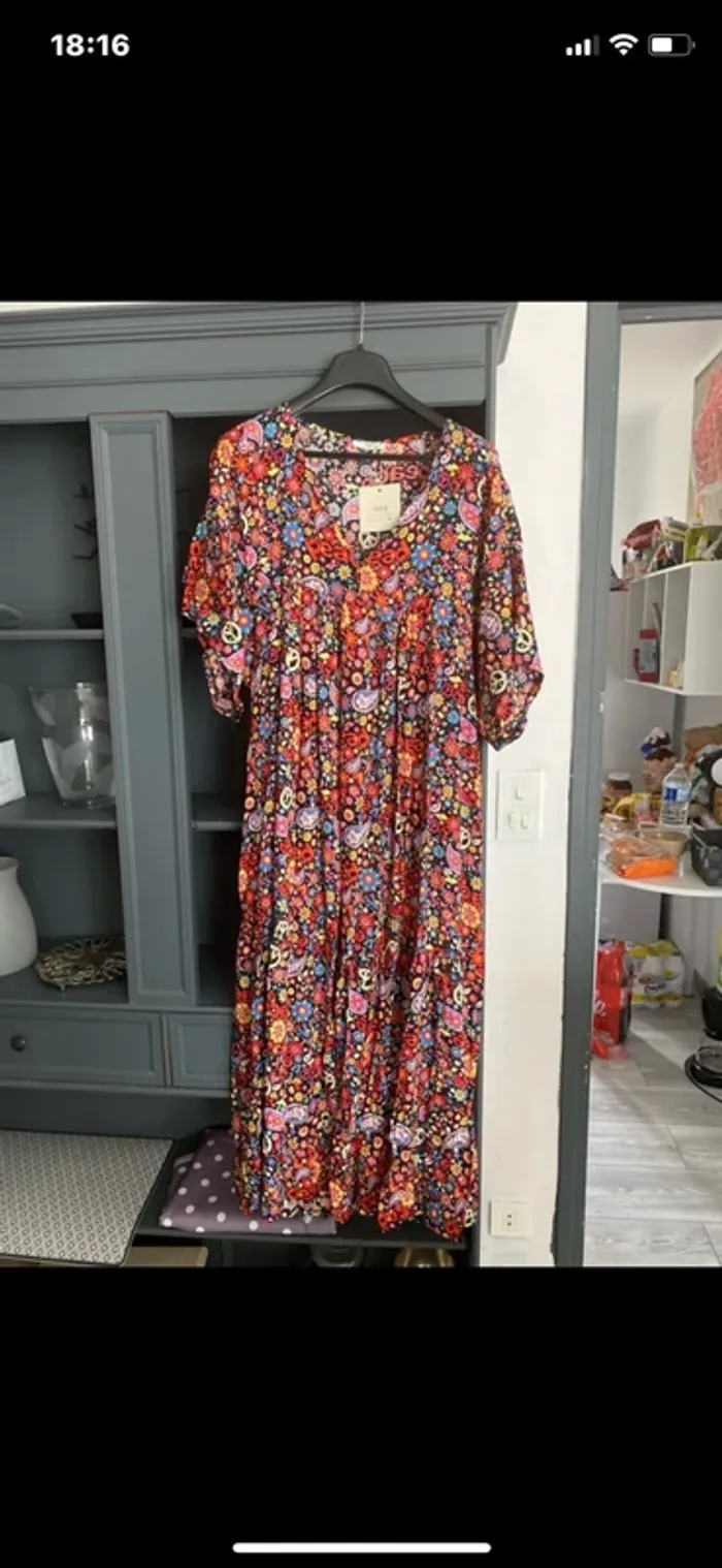 superbe robe longue Peace and Love 50/52 - photo numéro 2