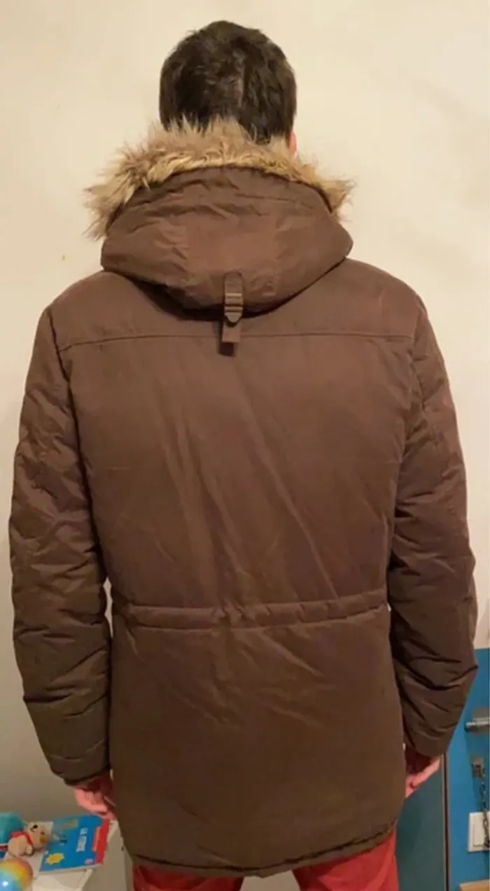 Manteau homme, taille L, la redoute, marron - photo numéro 3