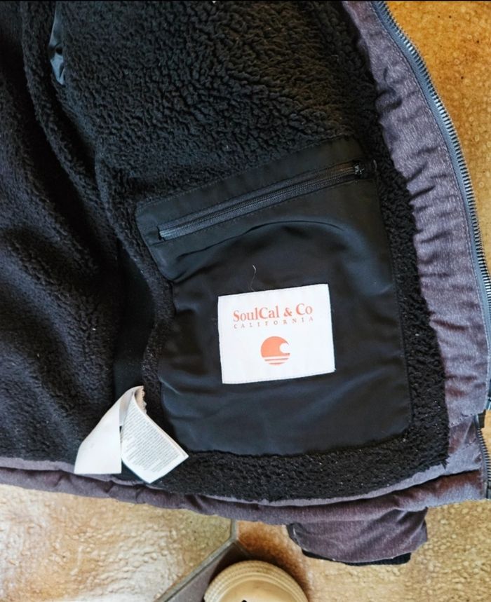 Doudoune grise à capuche taille M - photo numéro 3