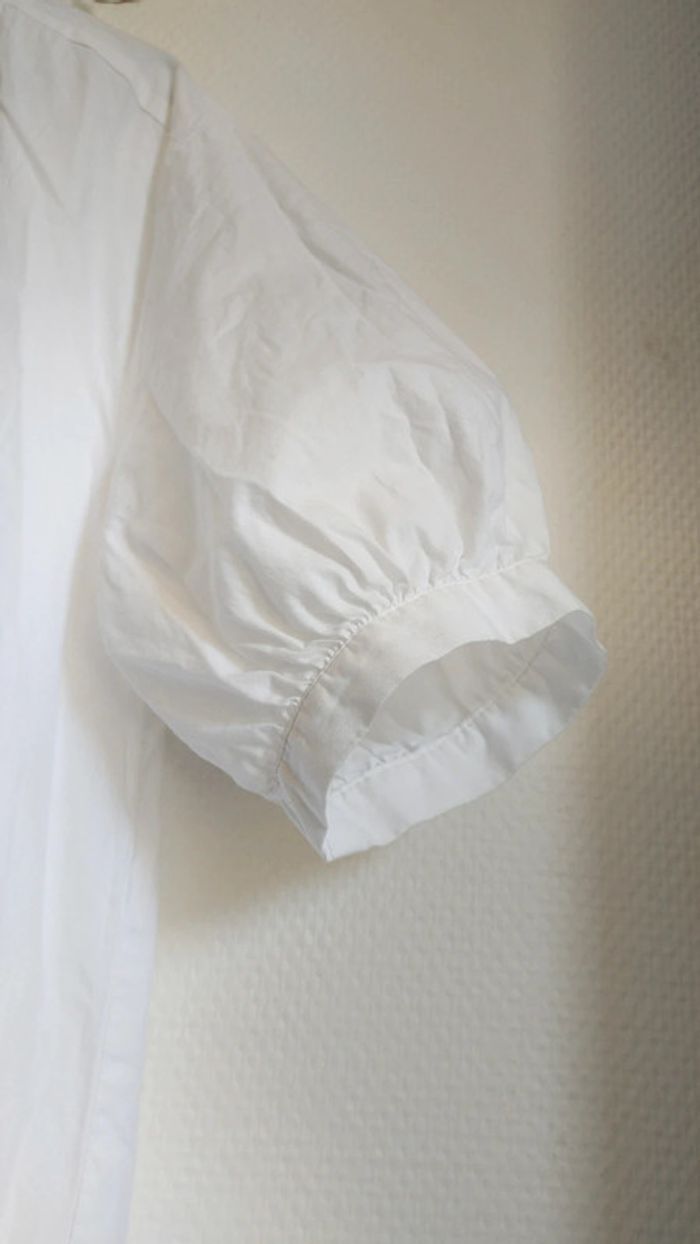 Robe d'été blanche en coton taille XSb coupe oversize - photo numéro 4