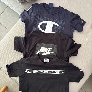 3  tee shirt champion et Nike