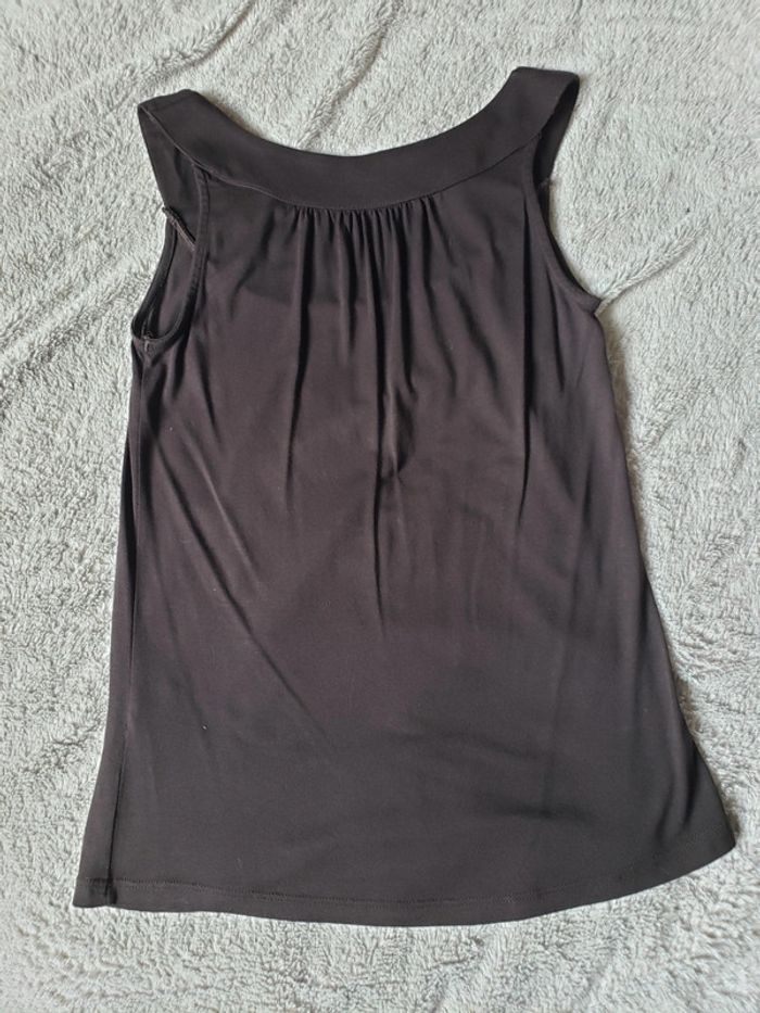 Débardeur fluide marron taille XS - photo numéro 2