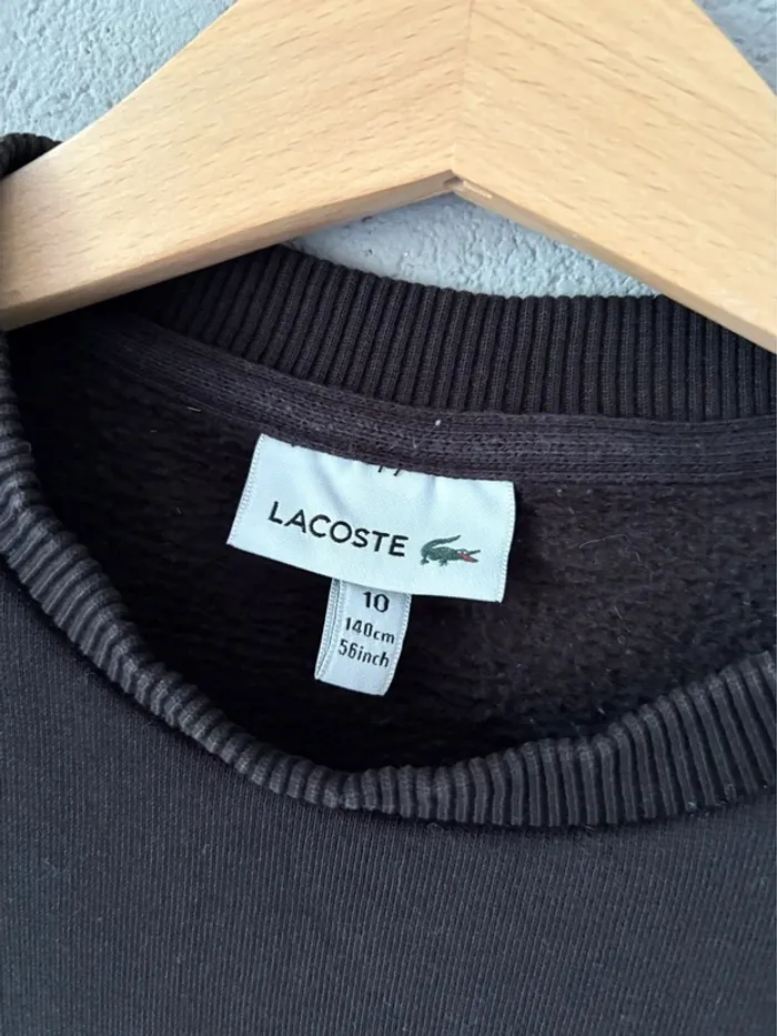 Sweat-shirt Lacoste 10ans 🚗 - photo numéro 7
