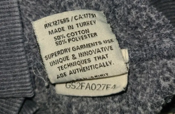 Sweat zippée a capuche  superdry xs - photo numéro 5