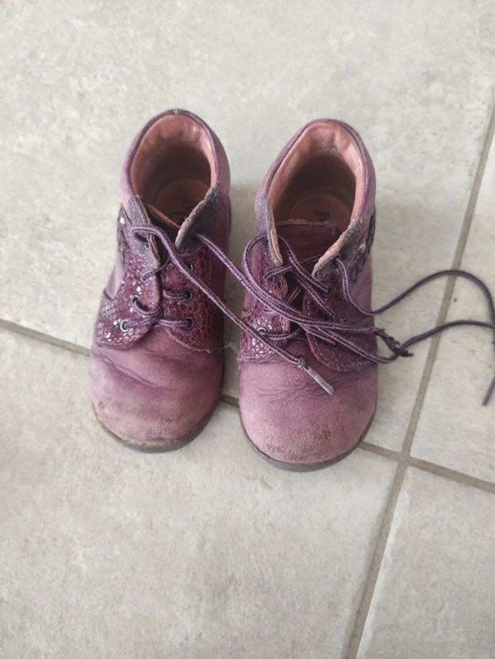 Chaussures minibel en cuir