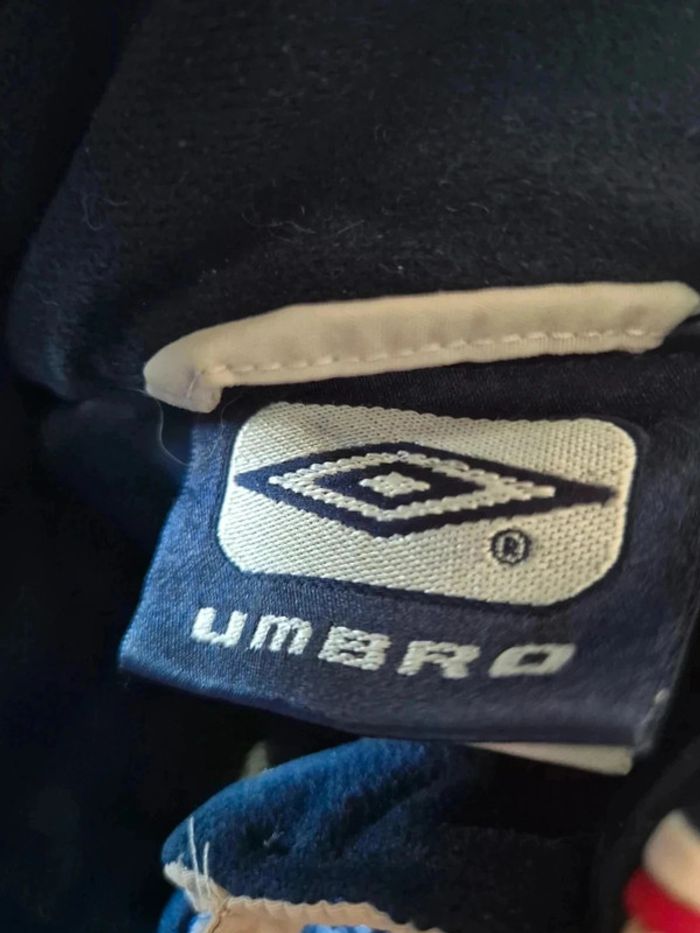 Coupe vent garcon beige et bleu m 🌹 7 ans 🌹 umbro - photo numéro 4