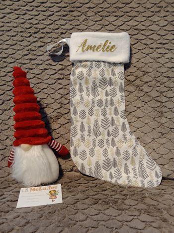 Chaussettes de Noël personnalisée