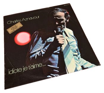 Vinyle 33 tours Charles Aznavour Prix International du Disque Académie Charles Cros