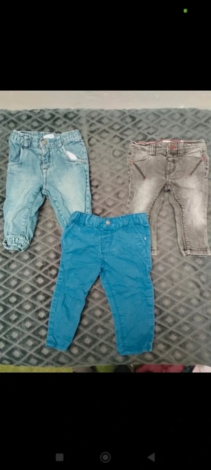 Lot pantalon garçon