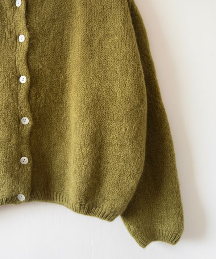 Gilet maille douce pistache - photo numéro 3